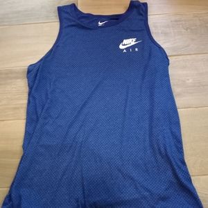Mens size large blue Nike tank top